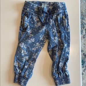 Old navy chambray denim joggers